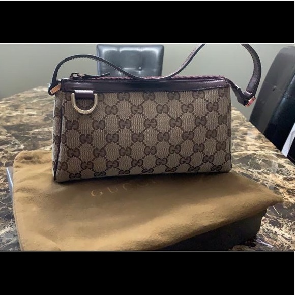 Gucci Handbags - Gucci vintage canvas handbag